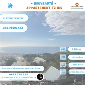 t2 à la vente -   97460  SAINT PAUL PLATEAU CAILLOU, surface 51 m2 vente t2 - UBI431668589